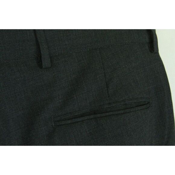 HPI Signature Collection Mens Dress Pants Flat Front Gray 38 x 34 - Picture 6 of 7